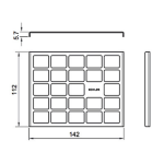 Kohler K-30080T-S 肥皂架 (不鏽鋼)